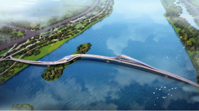 曹娥江城市人行桥